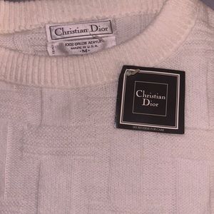 New with tags Christian Dior vintage sweater.size Medium
